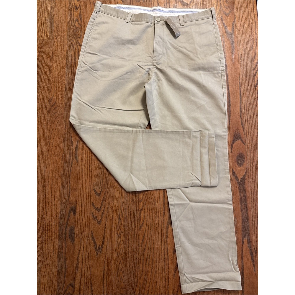 New J.Crew Essential Chino Regular Fit Men Pants‎ 38 Khaki Preppy Casual New NWT